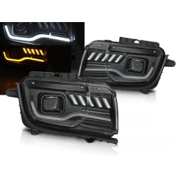 CHEVROLET CAMARO 09-13 - přední černá světla TUBE LIGHT