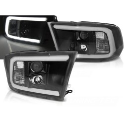 DODGE RAM 09-18 - přední černá světla TUBE LIGHT