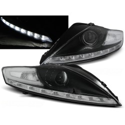 FORD MONDEO 07-10 - přední černá světla s LED svícením
