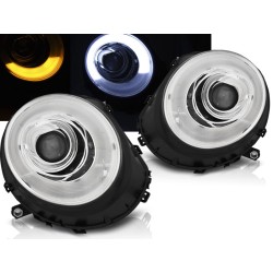 BMW MINI (COOPER) 06-14 - přední chrom světla TUBE LIGHT
