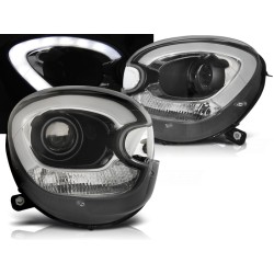 BMW MINI (COOPER) R60 R61 COUNTRYMAN 10-14 - přední černá světla TUBE LIGHT