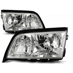 MERCEDES W202 C-KLASA 93-00 - přední chrom světla