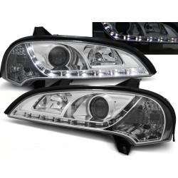 OPEL TIGRA 94-00 - přední chrom světla s LED svícením
