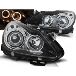 OPEL CORSA D 06-11 - přední černá světla ANGEL EYES