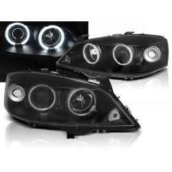 OPEL ASTRA G 97-04 - přední černá světla ANGEL EYES CCFL