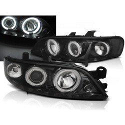 OPEL VECTRA B 99-02 - přední černá světla ANGEL EYES CCFL
