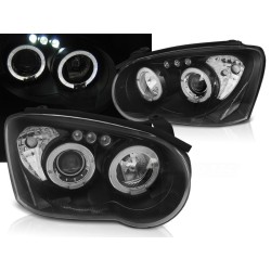 SUBARU IMPREZA II GD 03-05 - přední černá světla ANGEL EYES