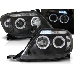 TOYOTA HILUX 05-11 - přední černá světla ANGEL EYES