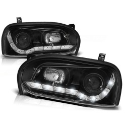 VW GOLF 3 91-97 - přední černá světla s LED svícením
