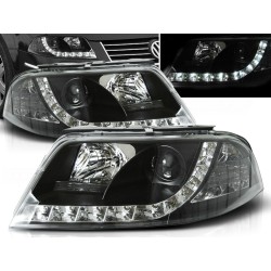 VW PASSAT 3BG 00-05 - přední černá světla s LED svícením