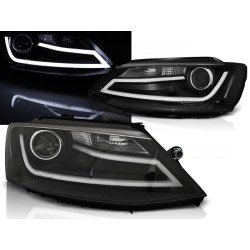 VW JETTA VI 11-18 - přední černá světla TUBE LIGHT