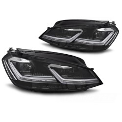 Volkswagen Golf 7 11/2012-2017 - Přední FULL LED světla silver line s DRL