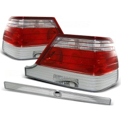 MERCEDES W140 95-98 - zadní světla červeno bílá