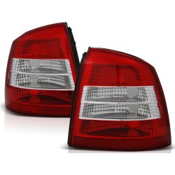OPEL ASTRA G 97-04 3D/5D - zadní světla červeno bílá
