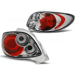 PEUGEOT 206 CC 98-  - zadní světla chrom