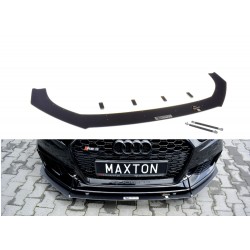 Maxton Design Racing Splitter pod originální přední nárazník Audi RS3 (8V) facelift sportback