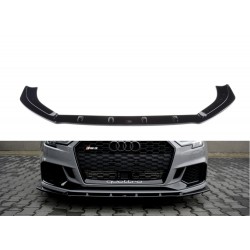 Maxton Design Splitter V.1 pod originální přední nárazník Audi RS3 (8V) facelift sedan