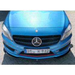 Maxton Design Splitter V.1 pod originální přední nárazník Mercedes A W176 AMG 2013-2015 Pre-Face.