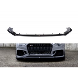 Maxton Design splitter V.2 pod originální přední nárazník Audi RS3 (8V) facelift sedan