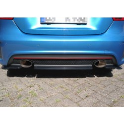 Maxton Design Středový zadní Splitter V.1 pod originální zadní nárazník Mercedes A W176 AMG 2013-2015 Pre-Face.