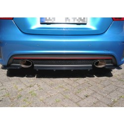 Maxton Design Středový zadní Splitter V.2 pod originální zadní nárazník Mercedes A W176 AMG 2013-2015 Pre-Face.