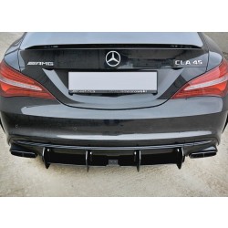 Maxton Design difuzor zadního nárazníku V.2 pro Mercedes-Benz CLA A45 AMG (C117) facelift (2017-)