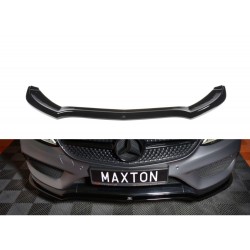 Maxton Design splitter V.1 pod originální přední nárazník Mercedes-Benz třídy C W205 AMG-line (2015-2018)
