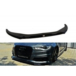 Maxton Design splitter V.2 pod originální přední nárazník pro Audi A6 (C7) S-line (2011-2014)