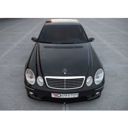 Maxton Design splitter pod originální přední nárazník pro Mercedes-Benz třídy E (W211) AMG facelift (2006-2009)