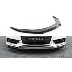 Maxton spoiler pod originální přední nárazník pro Audi A7 S-Line, rok výroby od 2014