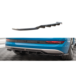 Audi E-Tron, středový spoiler pod zadní nárazník s žebrováním, Maxton Design