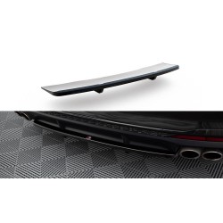 Audi S4 B9 FL, středový spoiler pod zadní nárazník s žebrováním, Maxton design