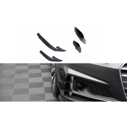 Audi S5 F5 / A5 S-line Coupe/Sportback, přítlačná křidélka předního nárazníku,  Maxton Design