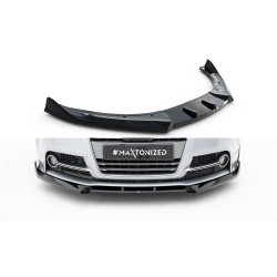 Audi TT S 8J včetně FACELIFT / Audi TT S-line 8J Facelift, spoiler pod přední nárazník ver.3, Maxton design
