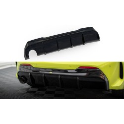 BMW řada 1 F40 M-Pack, vložka zadního nárazníku ver.3 s jednoduchou koncovkou na jedné straně, Maxton Design