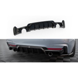 BMW řada 4 F32 / F33 / F36 M-Pack, vložka zadního nárazníku s koncovkou na obou stranách, Maxton design