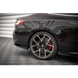 BMW řada 4 G22/G23 M-Pack včetně FACELIFT, boční difuzory pod zadní nárazník ver.2, Maxton design