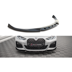 BMW řada 4 G26 M-Pack, spoiler pod přední nárazník ver.2, plast ABS bez povrchové úpravy, Maxton Design