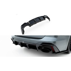 Audi RS7/RS6 C8, karbonový difuzor zadního nárazníku, Maxton Design