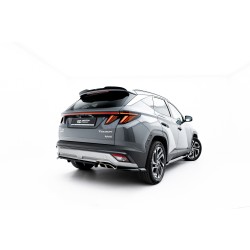 Hyundai Tucson Mk4 Facelift, spoiler pod zadní nárazník s žebrováním, Maxton design