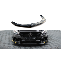 Mercedes CLA C 117 Facelift 45 Aero, spoiler pod přední nárazník ver.3, Maxton Design