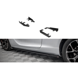 Opel Astra J (Mk4), křidélka bočních difuzorů, plast ABS bez povrchové úpravy, GTC OPC-Line, Maxton design