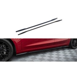 Tesla Model 3 Mk1 Project Highland Facelift, difuzory pod boční prahy ver.2, Maxton design