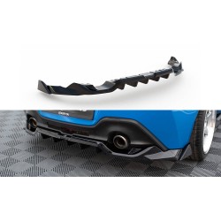 Toyota GR86 Mk1, středový spoiler pod zadní nárazník s žebrováním v.3, Maxton design