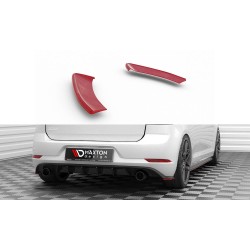 Volkswagen Golf GTI Mk7 FL, boční difuzory pod zadní nárazník ver.2, Maxton design