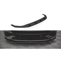 Volkswagen Golf R Mk8 - spoiler pod přední nárazník - plast ABS bez povrchové úpravy, s červenou linkou, Maxton design