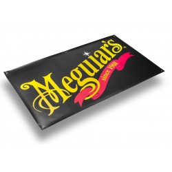 Meguiar's PVC banner s logem a závěsnými oky - velikost 120 x 70 cm