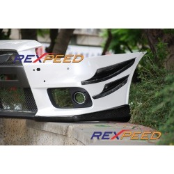 Mitsubishi Lancer Evo X - Canards z Carbonu od REXPEED !