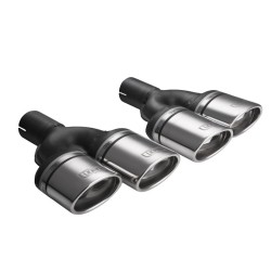 ULTER SPORT univerzální dvoukoncovka výfuku oválná 95×65 s délkou 200 mm