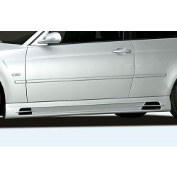BMW E46 Compact - Sada boční práh s prolisem a otvory nízký